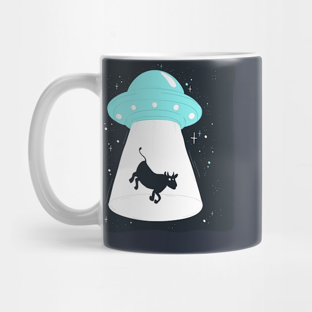 UFO Cow Tee by IrinaEA